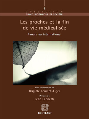 cover image of Les proches et la fin de vie